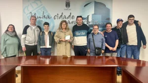 La alcaldesa de Narón recibe a Aspaneps para avanzar en la conmemoración de su 45+1 aniversario